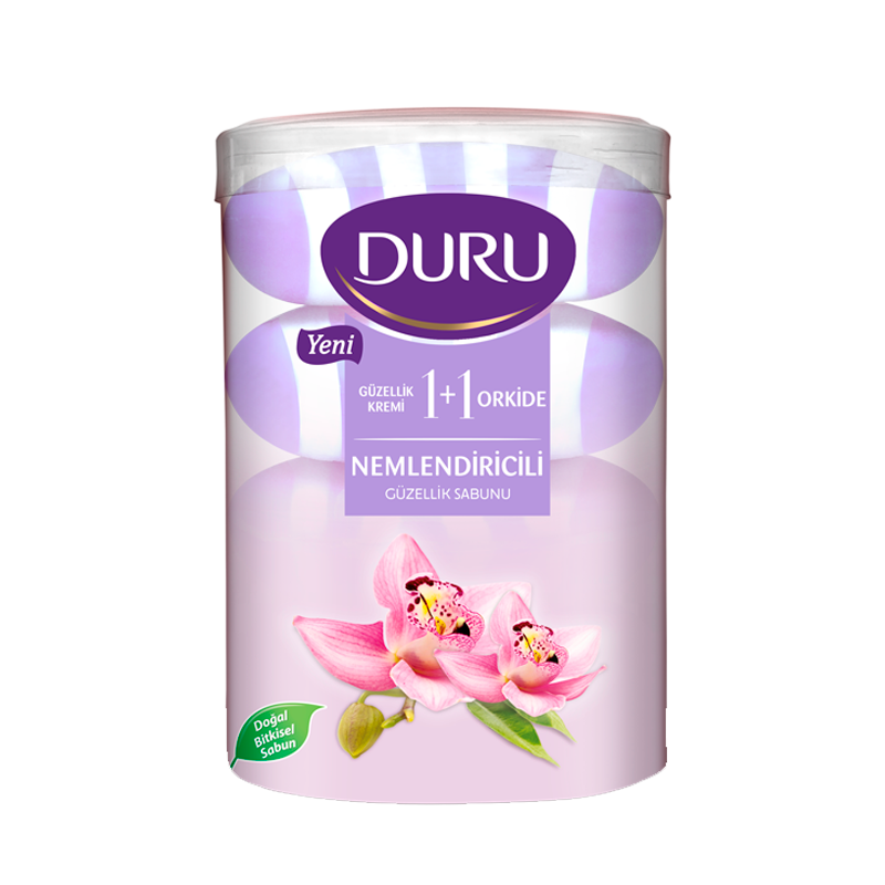 Мыло туалетное Duru Увлажняющее Крем&Орхидея 100 г*4 шт