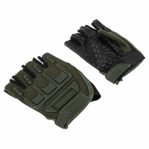 Перчатки туристические без пальцев руссо туристо, полиэстер