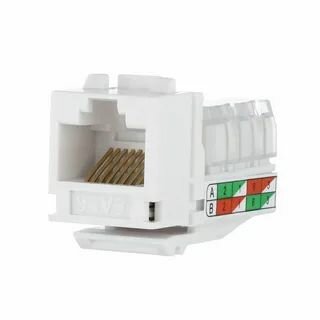 фото Экопласт Механизм розетки компьютерной RJ-45. кат. 5е. UTP модуль 8 контактов LK45 856100-1