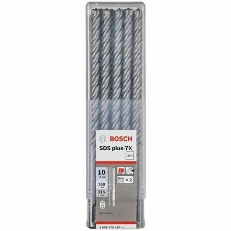 Бур спиральный plus-5 для перфораторов 10 шт. (8х200/260 мм; SDS+) Bosch 2608585625Набор сверл Bosch SDS-plus-7X 10x150x215 mm 30t шт. 2608576197