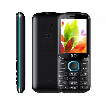 Мобильные телефоны стандарт GSM (BQ 2440 Step L+ Black/Blue)