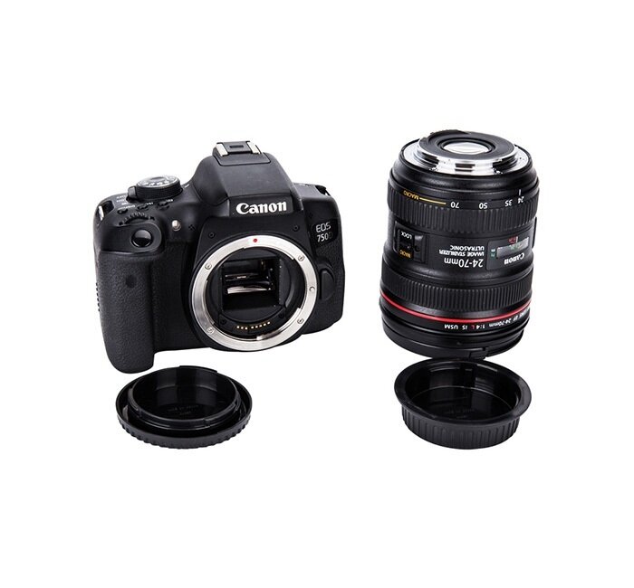 Крышки для Canon EF/EF-S / Крышки для фотоаппарата Canon (Задняя крышка для объектива + заглушка для корпуса камеры)