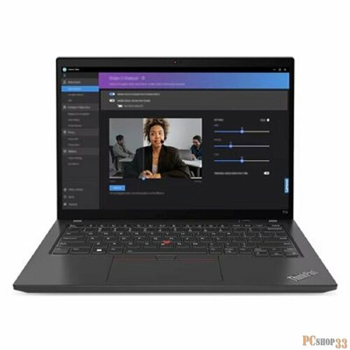 Ноутбук Lenovo ThinkPad T14 Gen 4 i7-1355U 16Gb SSD 512Gb Intel UHD Graphics 14 WUXGA IPS TS Cam 393Втч Win11ProENG KBD RUENG Черный 21HD0077US 18690500₽