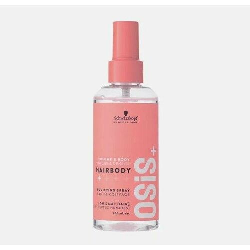 Schwarzkopf Professional Спрей OSIS+ prep-spray HAIRBODY для укладки с ухаживающими компонентами 200 ml спрей для экспресс сушки волос schwarzkopf professional osis blow