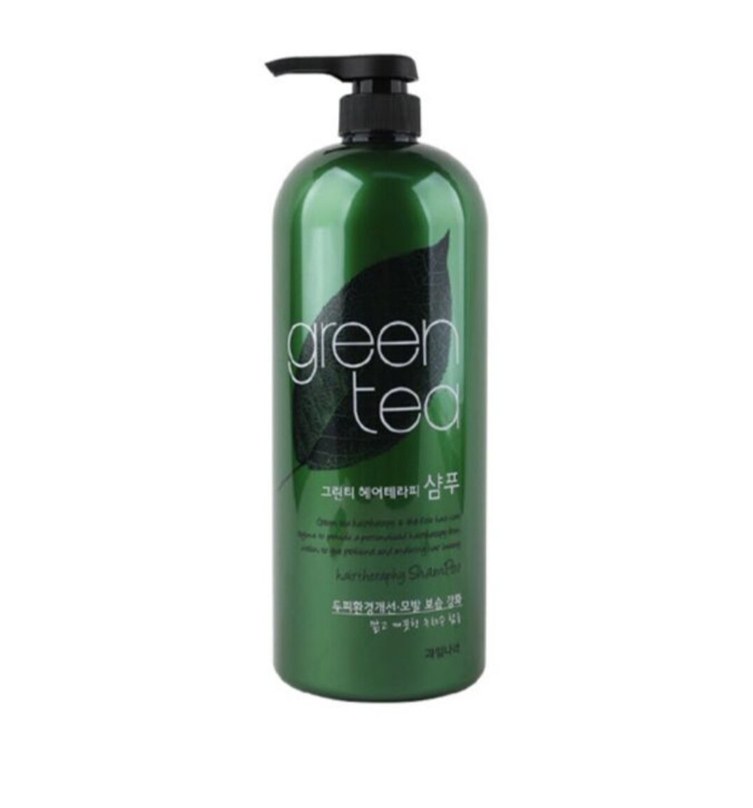 Welcos green tea hair therapy shampoo шампунь для волос с экстрактом зеленого чая, 1500 мл