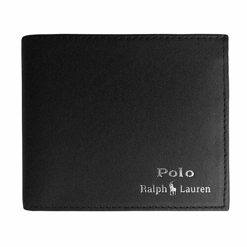 Портмоне Polo Ralph Lauren, фактура гладкая, черный