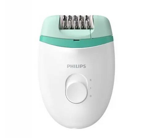 Philips BRE224/00, белый/зелёный / Эпилятор