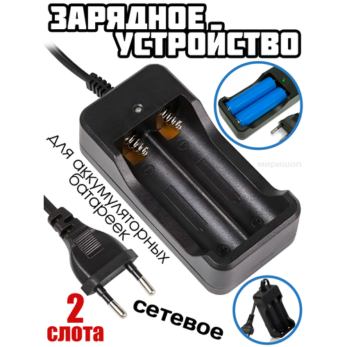 Сетевое зарядное устройство для 2 аккумуляторов универсальное зарядное устройство proconnect для li ion аккумуляторов 18650 18 2237