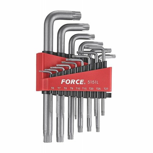 Набор F-5151LT FORCE набор ключей torx удлиненных г образных force 5099l