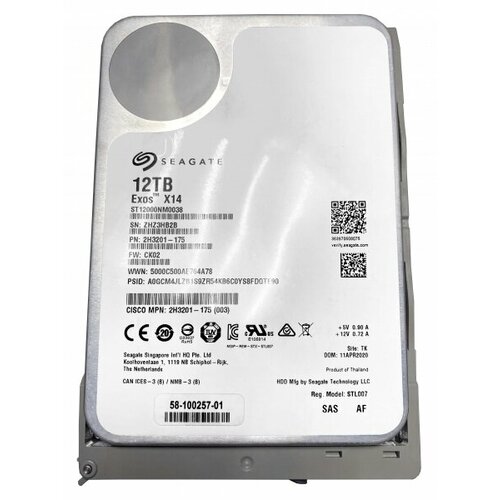 Жесткий диск Cisco 2H3201-175 12Tb SAS 35 HDD 132905₽