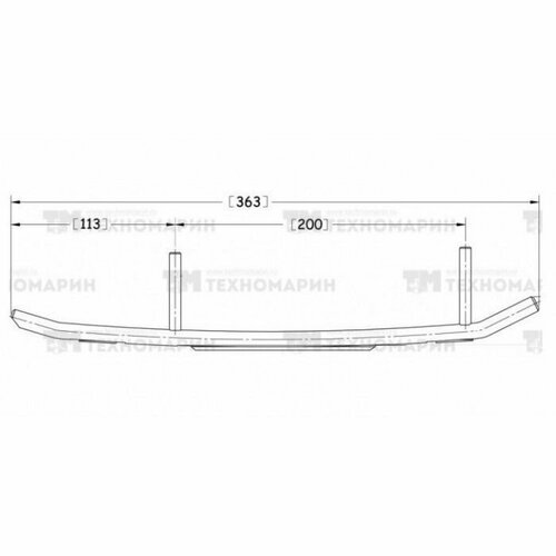 Конек лыжи Polaris (комплект 2шт) A-04-0-4-296