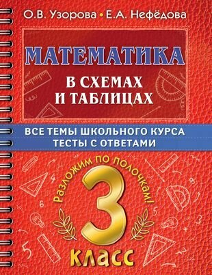 Математика в схемах и таблицах. Все темы школьного курса. Тесты с ответами. 3 класс