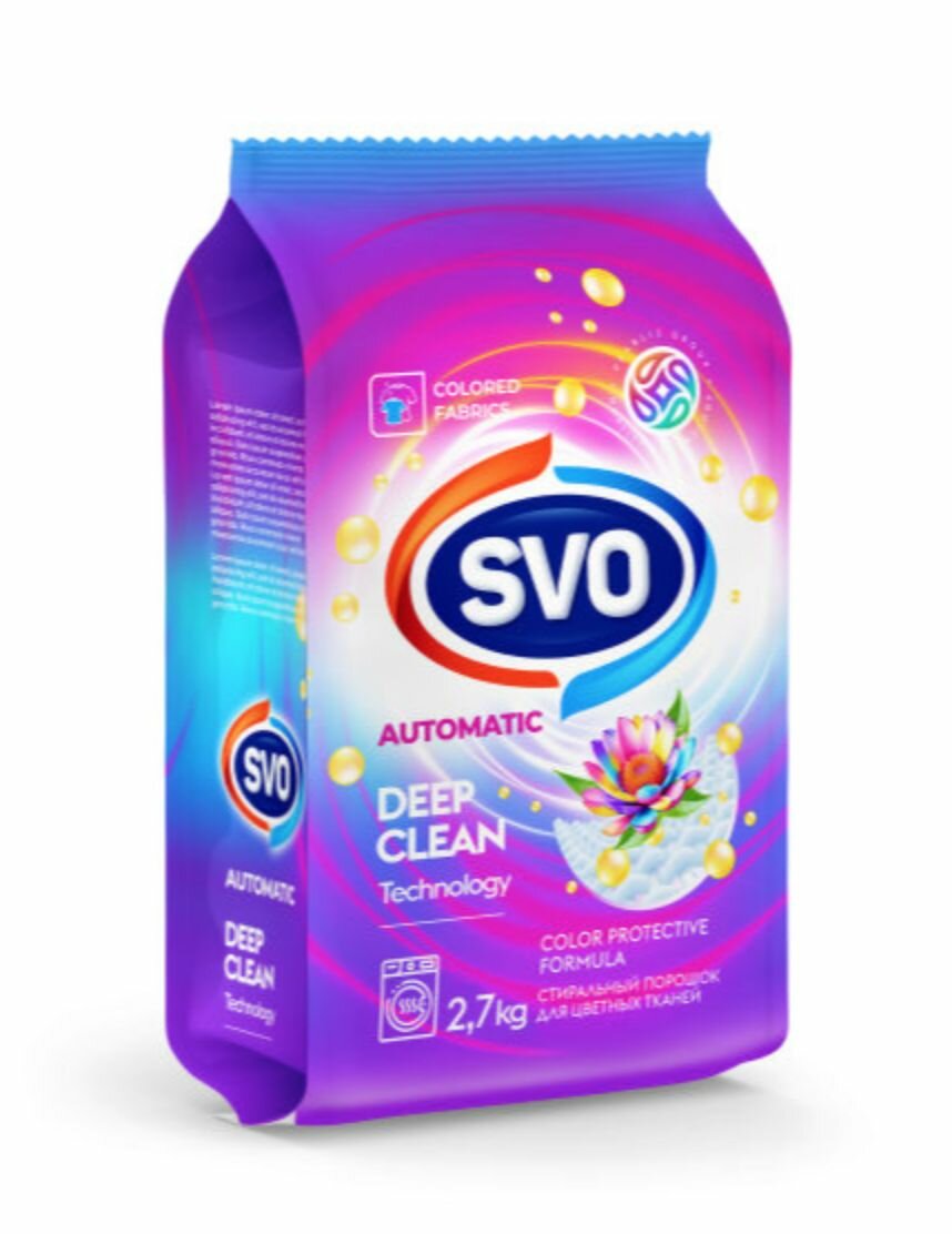 фото Стиральный порошок COLOR SVO DEEP CLEAN "Daisy" 2,7кг, 27 стирок