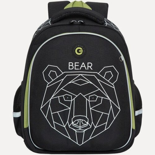 Изображение товара Ранец Grizzly анатомическая спинка, c бейджем, BEAR , 36х28х20 см, RAz-287-9/1