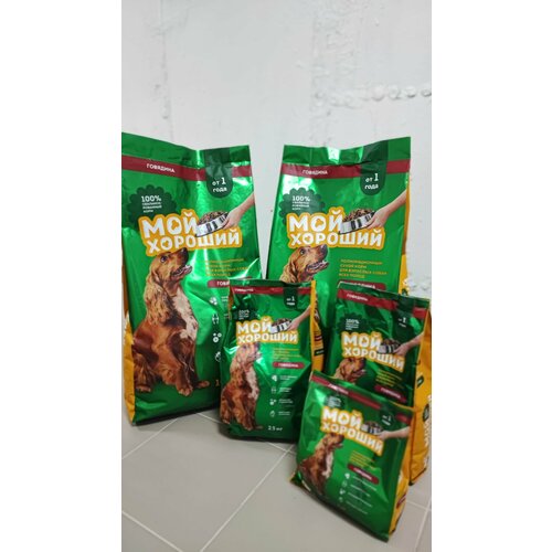 Сухой корм Мой Хороший для собак 1кг 390₽