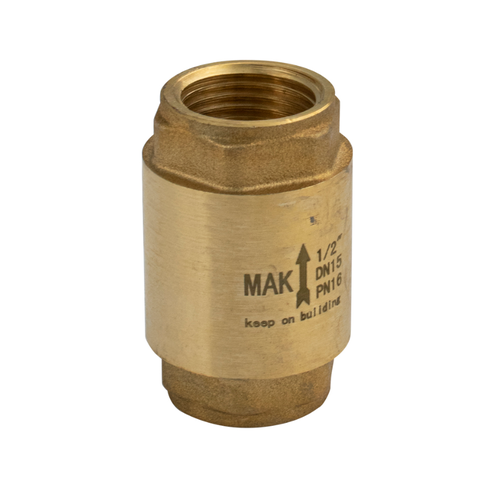 Обратный клапан 12 полностью латунный 583₽