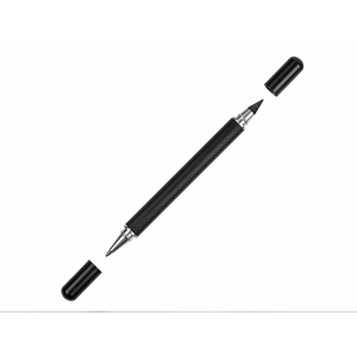 Металлическая ручка и вечный карандаш «Van Gogh» с рельефным покрытием, цвет черный