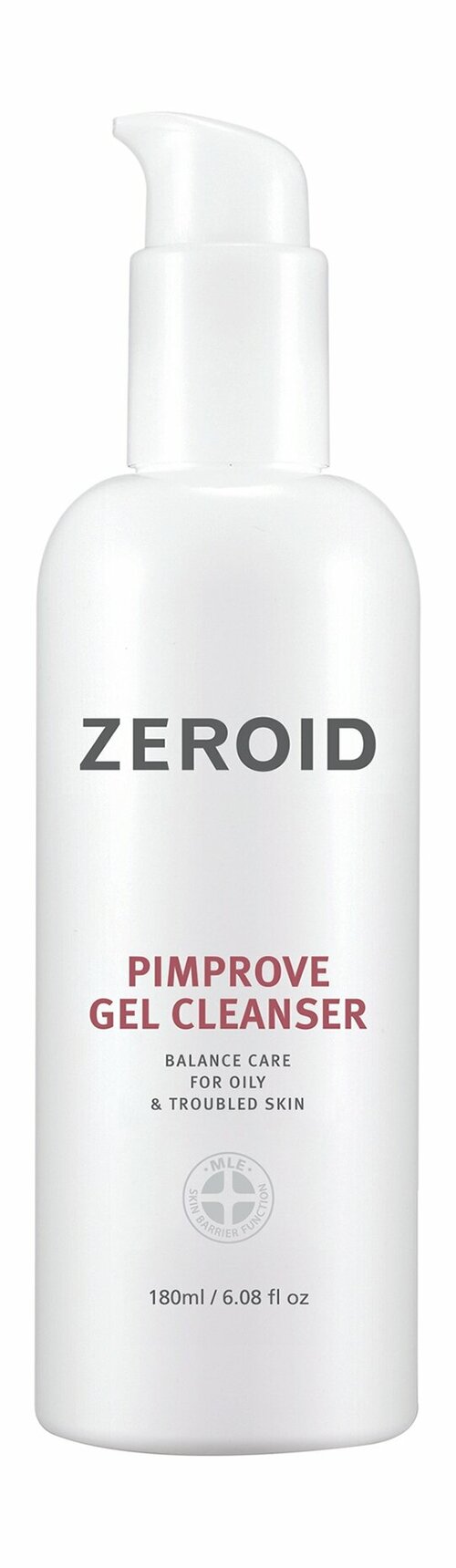 ZEROID ZEROID Pimprove Гель для проблемной склонной к жирности кожи деликатно очищающий, 180 мл