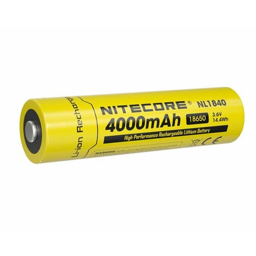 Аккумулятор Nitecore NL1840 18650 Li-ion 4000 mAh