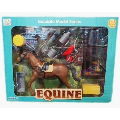 Игровой Набор Лошадка Equine Коричневая