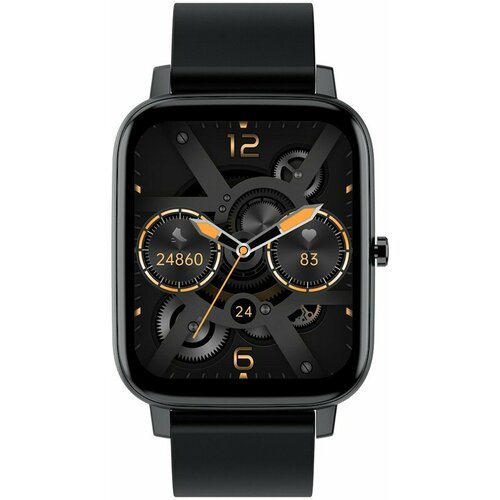 Смарт-часы Digma Smartline E5 1.69 TFT корп. черный рем. черный (E5B) умные часы digma smartline d4 черный d4b