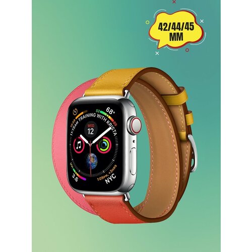 Кожаный ремешок Apple Watch 42-44-45 мм