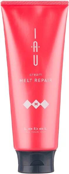 Lebel Cosmetics Аромакрем для волос тающей текстуры для увлажнения IAU cream Melt Repair, 200 г, 200 мл, туба