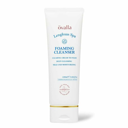 OVALLA Увлажняющая пенка для умывания Lengkuas SPA foaming cleanser