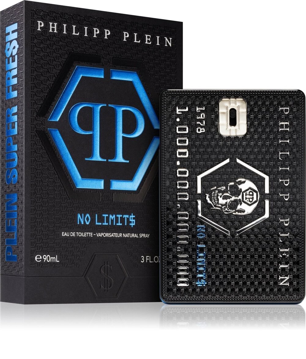PHILIPP PLEIN NO LIMITS SUPER FRESH Мужская туалетная вода 90 мл