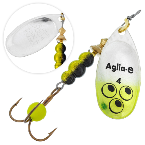 Блесна вращающиеся Mepps Aglia E №4 9 гр AG/CHART