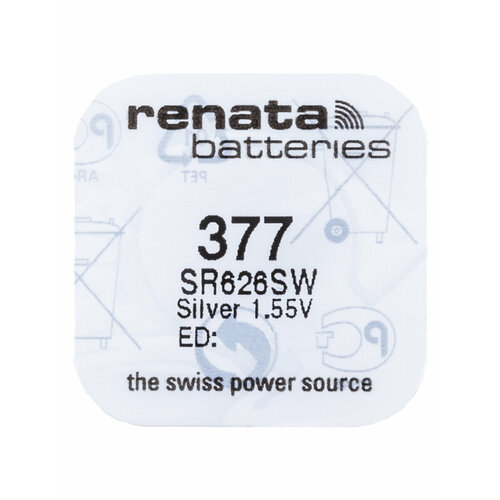 Батарейка 377SR626SW Renata Silver 155V 360₽
