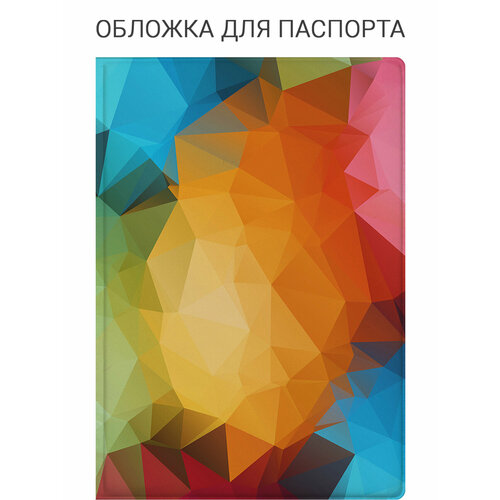 фото Обложка для паспорта elole design, белый, желтый
