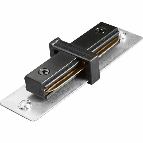 Коннектор Inspire прямой для соединения трековых шинопроводов цвет черный 650₽