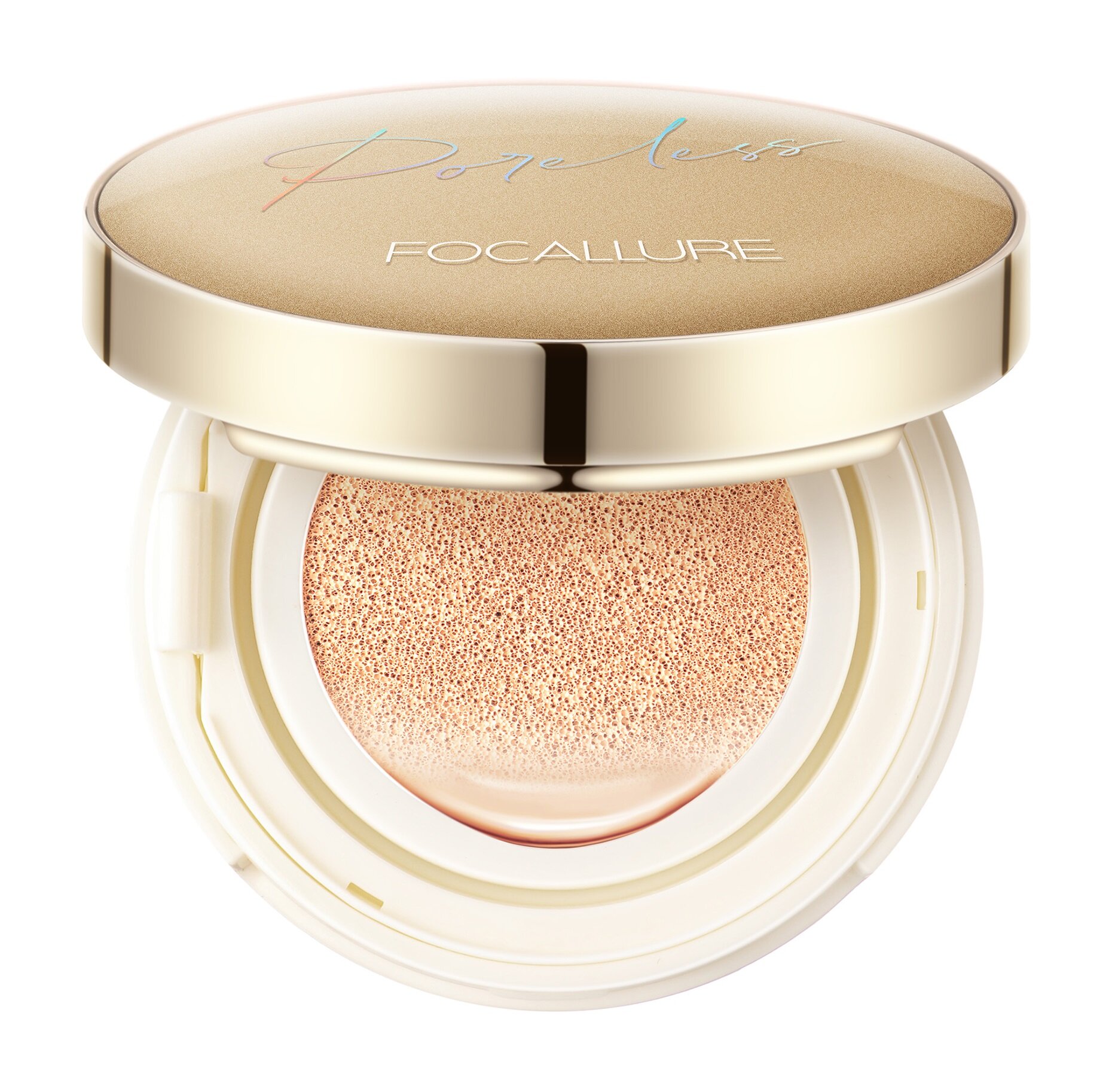 FOCALLURE Тональный кушон Poreless Matte Air Cushion Foundation, 10 г, 101 Светлый Бежевый