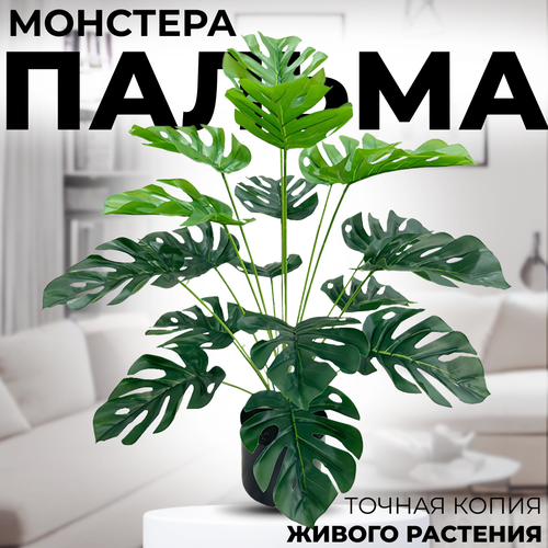 Искусственная пальма монстера - растения для декора и интерьера