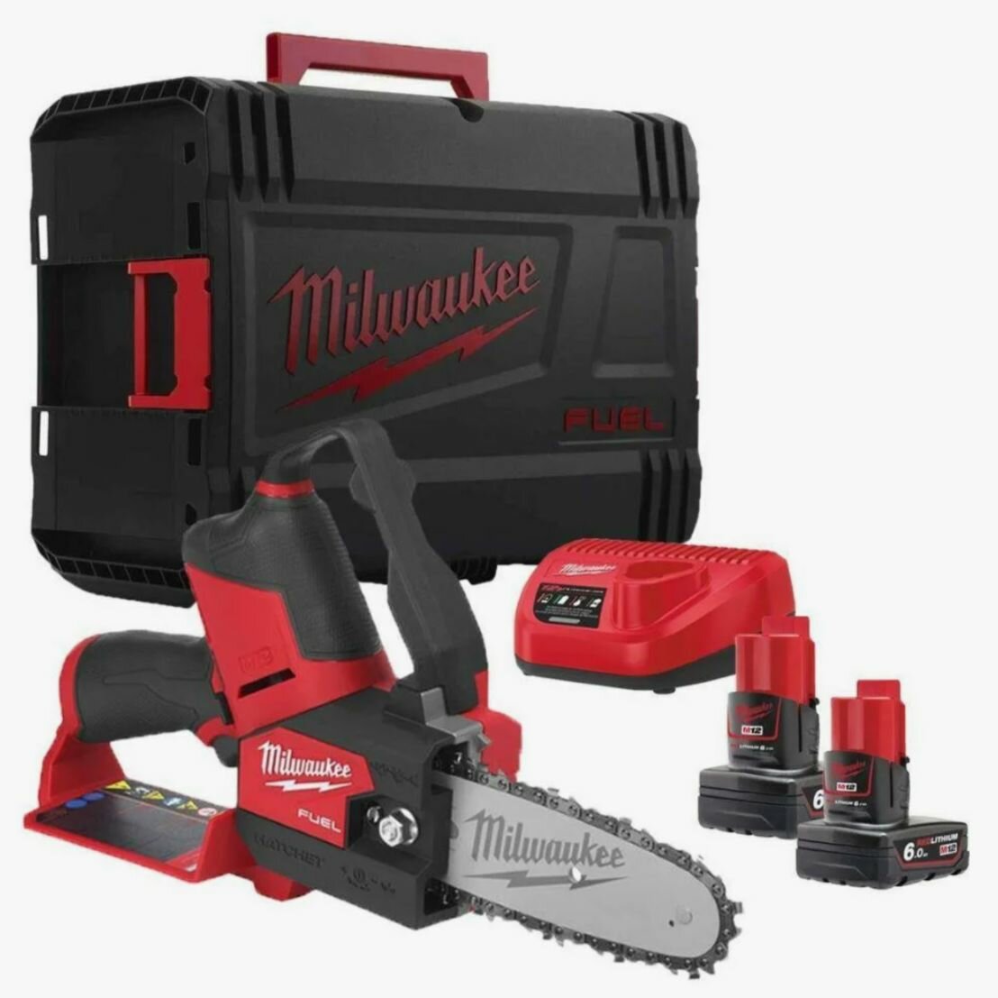 Аккумуляторная цепная садовая пила Milwaukee M12 FHS-602X FUEL 4933472212