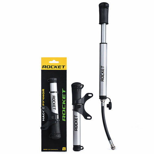 Насос ручной велосипедный Rocket алюминий AV Presta 75600₽