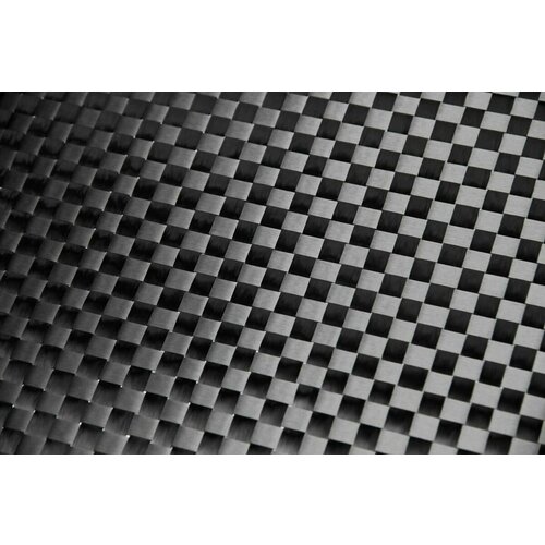 Углеткань Карбон Шашка 8мм Plain 200г/м 100 см