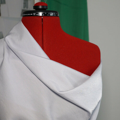 Ткань плательно блузочная Мерсеризованный Хлопок AL2303/Cloud (1 метр)