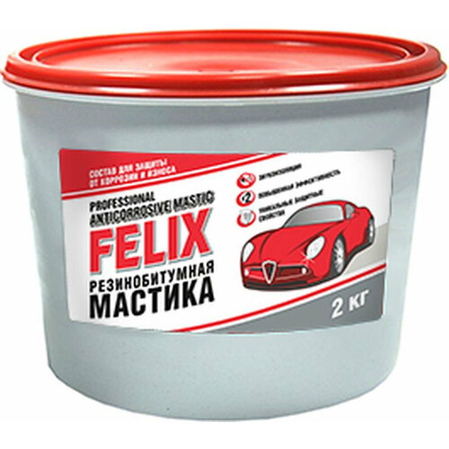 Антикоррозийная мастика Felix резино-битумная 411040081 2 кг 793₽