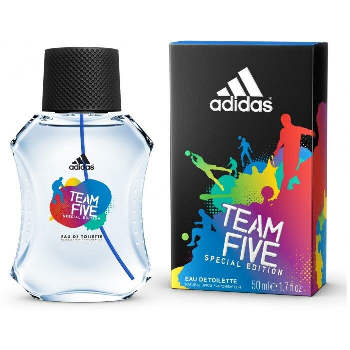 Adidas Team Five Eau de Toilette, 100 мл, Туалетная вода