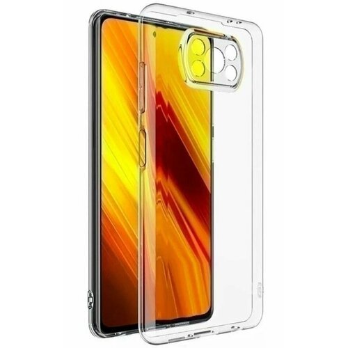 Накладка силиконовая FaisON для Poco X3 NFC Poco X3 Pro прозрачная 450₽