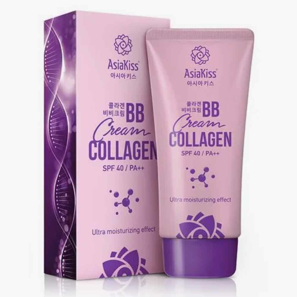 AsiaKiss BB крем с коллагеном SPF40 ультра увлажнение, 60 мл