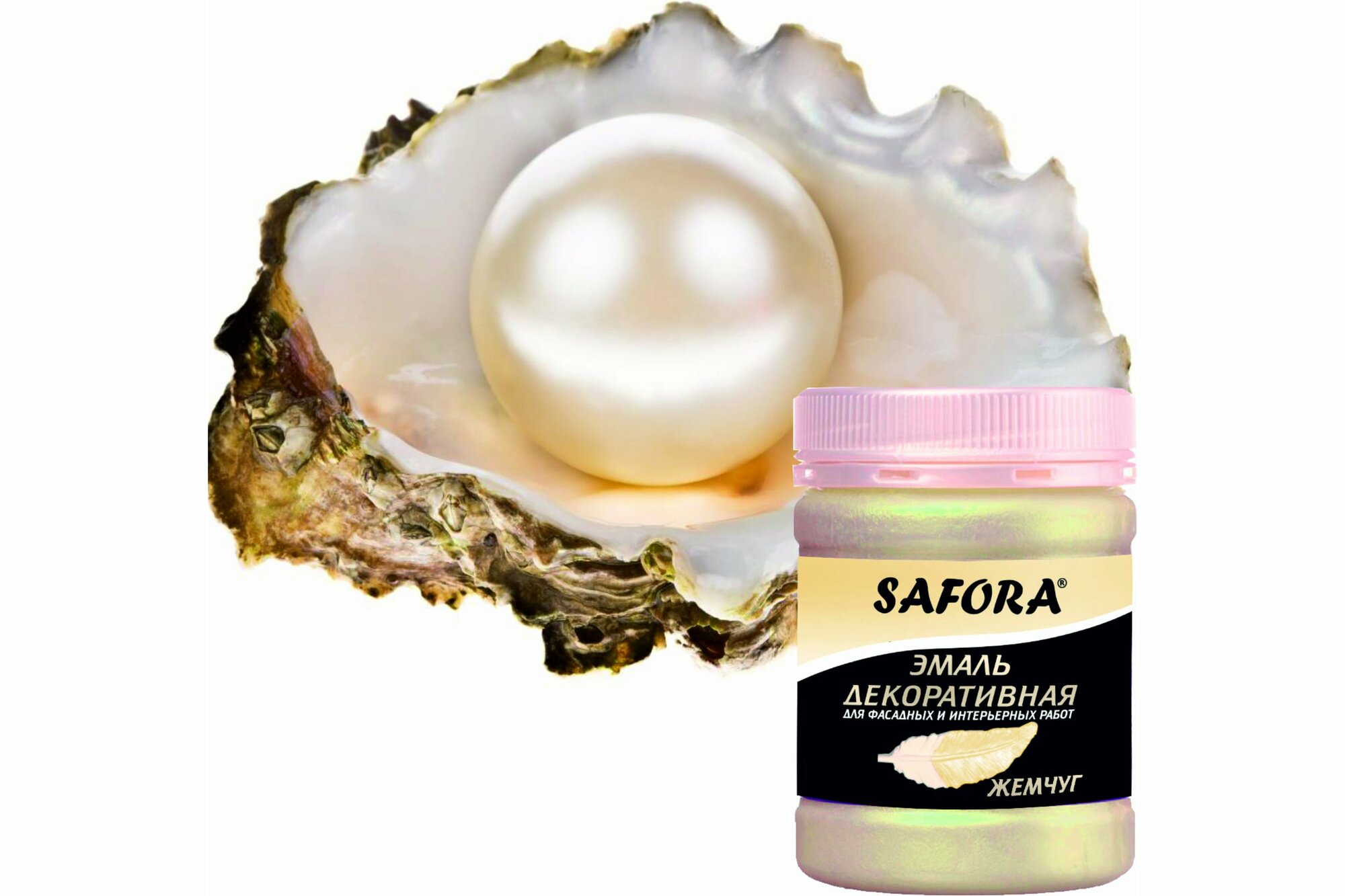 фото SAFORA Эмаль перламутровая жемчуг ЭМ104/1