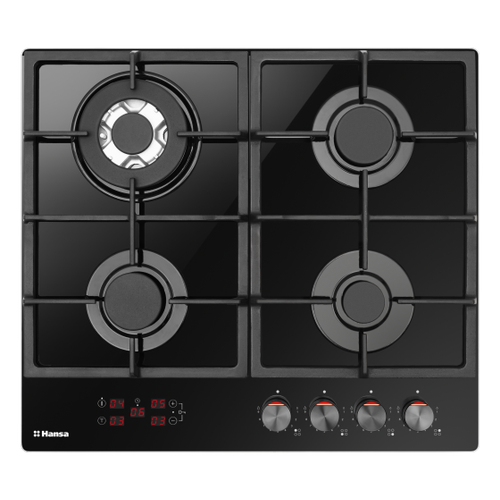 Варочная панель газовая Hansa BHKS661599 черный 2437300₽