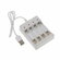Зарядное устройство для четырех аккумуляторов АА или ААА UC-24, USB, ток заряда ...