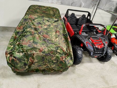 Изображение товара Чехол Камуфляжный для детского электромобиля водонепроницаемый 3XL