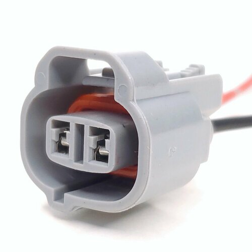 Разъём ПТФ, насоса омывателя лобового стекла Toyota Lexus, OEM: 6189-0031, (2 pin) 2 контакта, с проводами