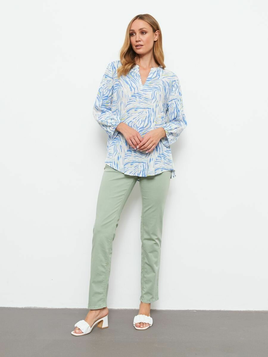 260005-66411 Блузка женская Gerry Weber классическая офисная летняя больших размеров