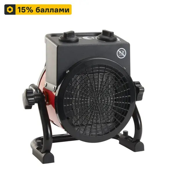 Тепловая пушка электрическая Equation 2000 Вт цвет красный